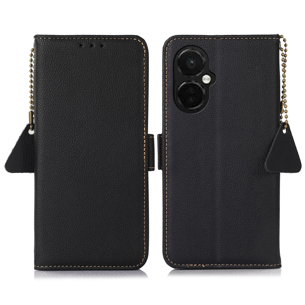TJ RFID Blocking Phone Case for OnePlus Nord CE 3 Lite 5G Nord N30 5G Genuine Cow Leather Wallet Stand Phone Cover TJ RFID Blocking Phone Case for OnePlus Nord CE 3 Lite 5G Nord N30 5G Genuine Cow Leather Wallet Stand Phone Cover